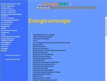 Tablet Screenshot of energielinks.de